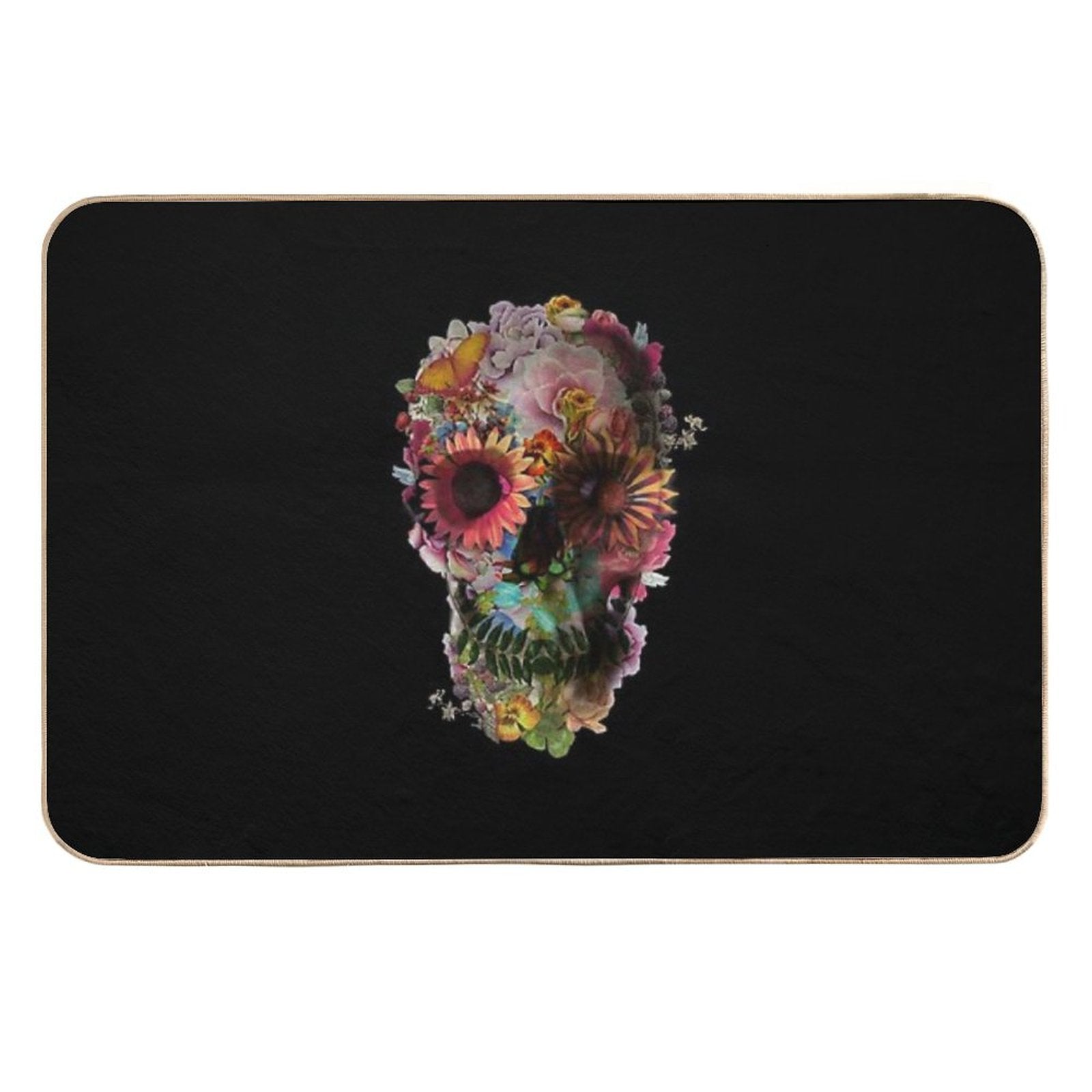 Skull 2  Dirt-Trapping Bath Mat
