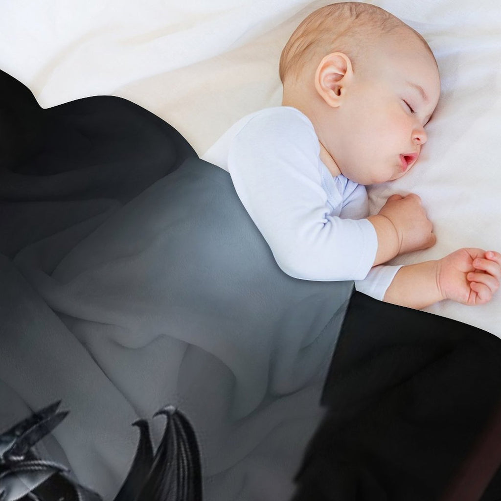 Gothic Spotlight Plush Throw Blanket