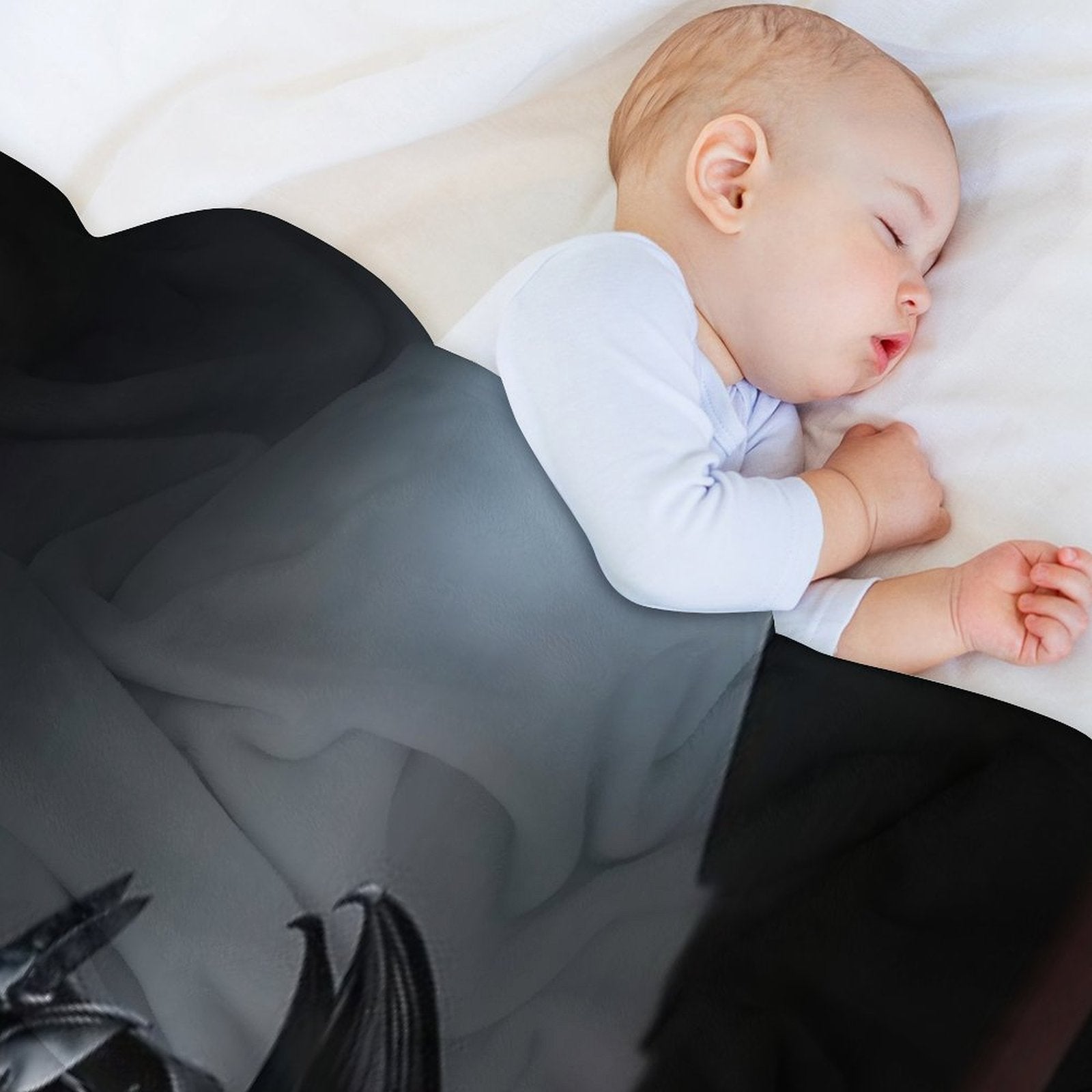 Gothic Spotlight Plush Throw Blanket