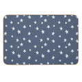 Stars on Blue  Rapid-Drying Bath Mat