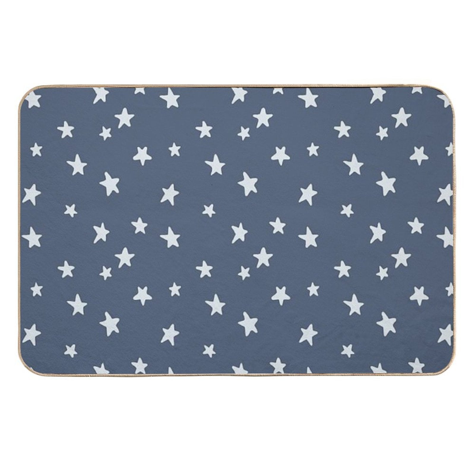 Stars on Blue  Rapid-Drying Bath Mat