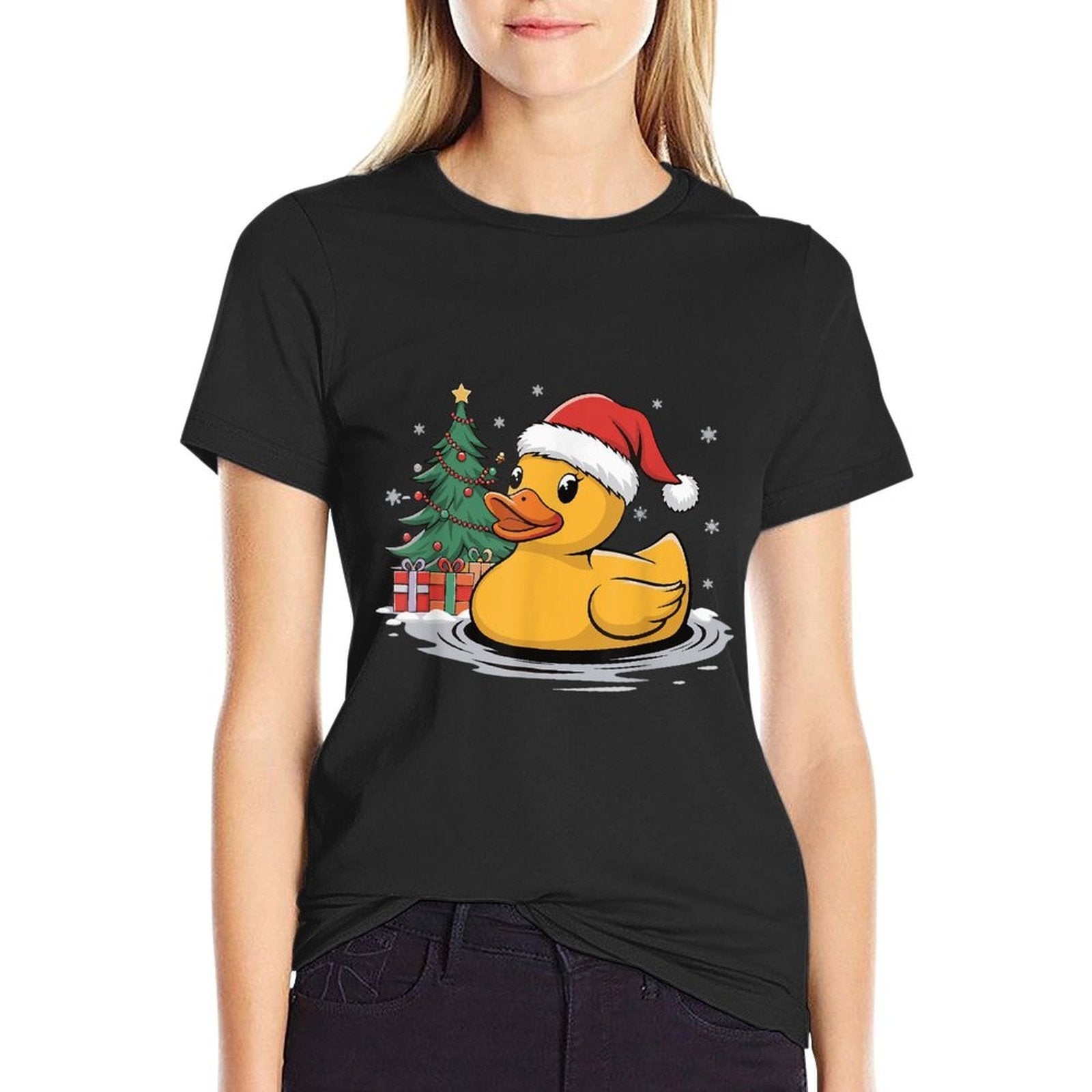 Rubber Duck Christmas  Graphic-printed T-Shirt