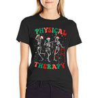 Skeleton Physical Therapy PT Christmas Physical Therapist  Classic T-Shirt