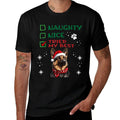 German Shepherd Christmas Dog Breed Designs Cute German Shepherd Dog Christmas Naughty Nice Tried My  Odor-resistant T-Shirt