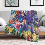 Sea Picnic Sustainable Throw Blanket