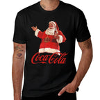 Coca Cola Christmas Santa Bottle Sweatshirt  Tagless Design T-Shirt