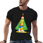 The Simpsons Holiday Family Christmas Tree Stack  Breathable T-Shirt