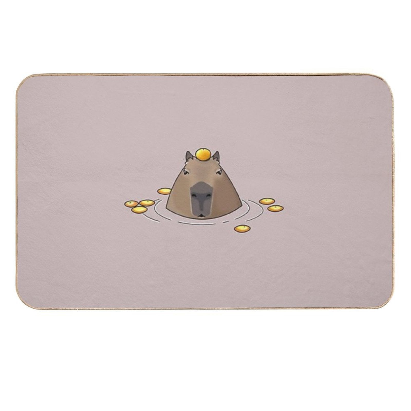 Capybara  Non-Slip Bath Mat