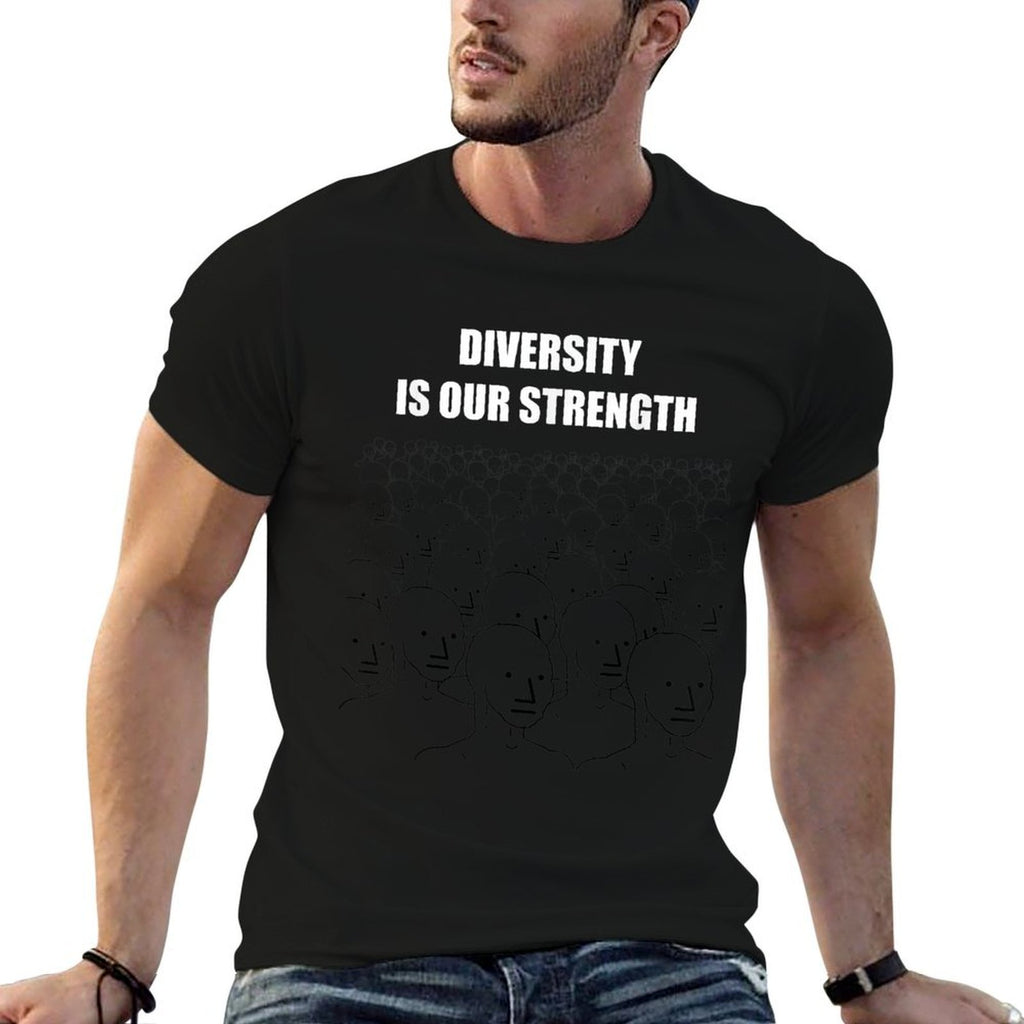 NPC Meme Shirt Diversity Is Our Strength  Stretchy T-Shirt
