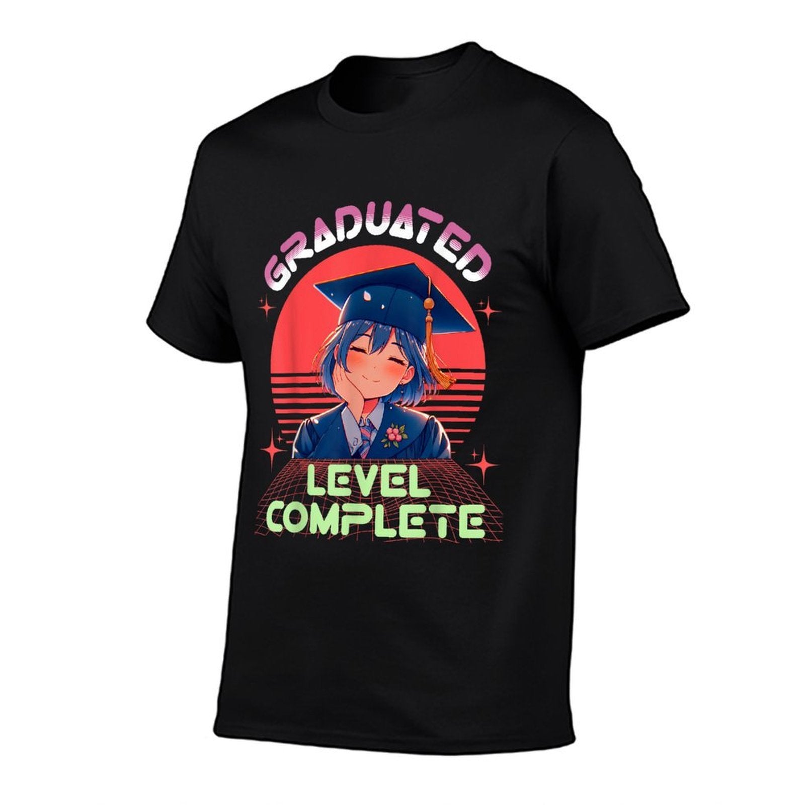 Graduation Shirts 2025 Anime Lover High School College  Fade-proof Color T-Shirt