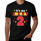 Its My 2nd Birthday Funny 2 Years Old Birthday Party Kids  Eco-friendly Material T-Shirt