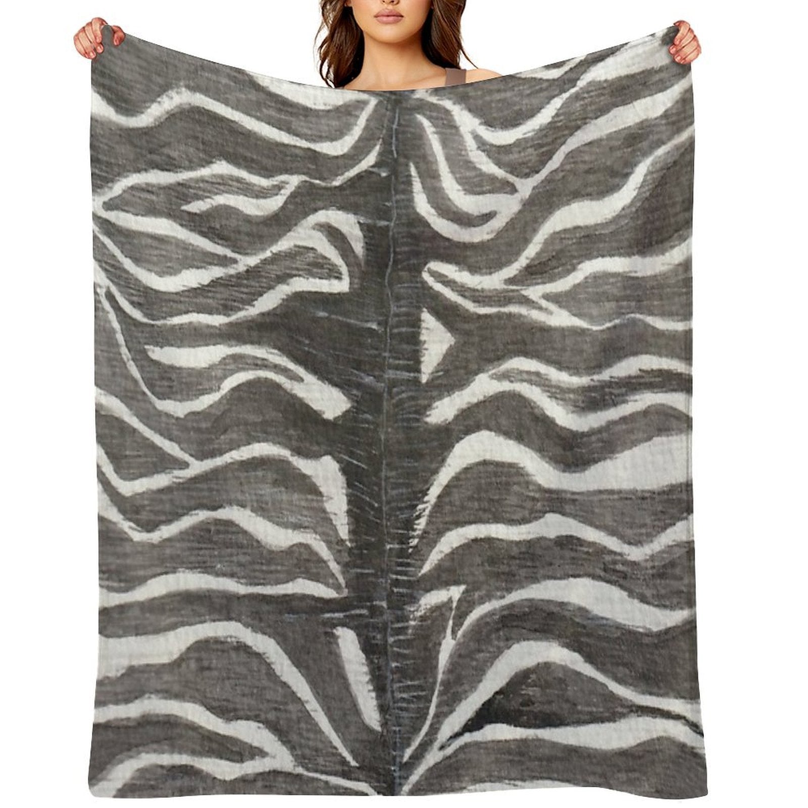 Zebra Versatility Throw Blanket