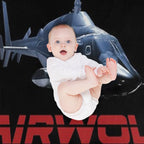 Airwolf Plush Throw Blanket