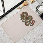 Japanese Serpentine Dragon  Toxin-Free Bath Mat