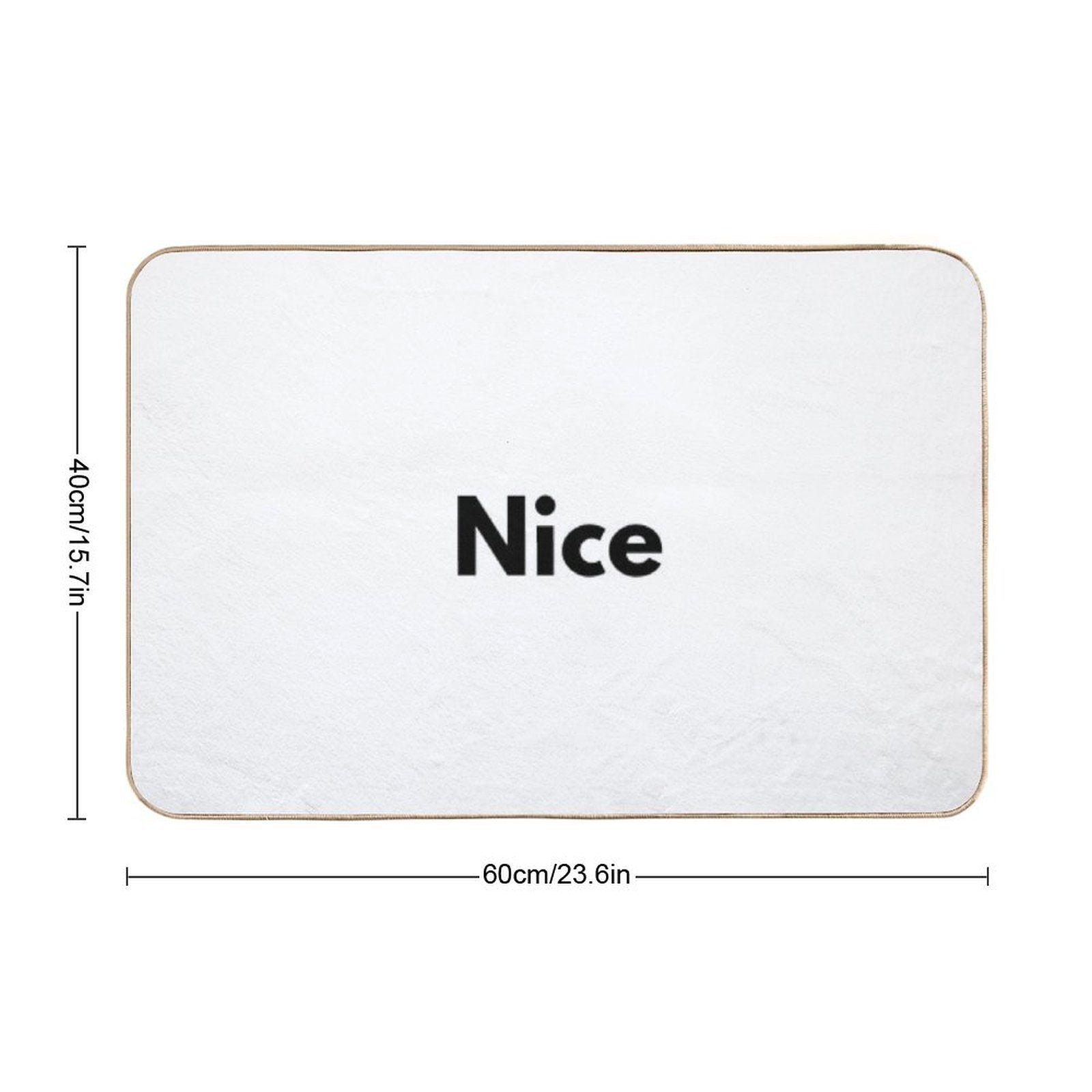 Nice.  Stain-Proof Bath Mat