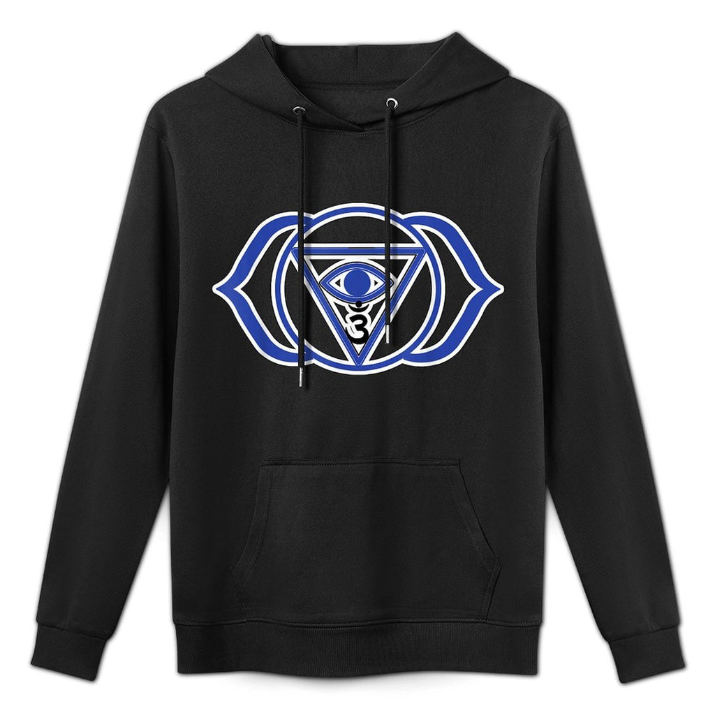 Yoga Ajna Awareness Third Eye Blue Chakra Versatile Streetwear Hoodie