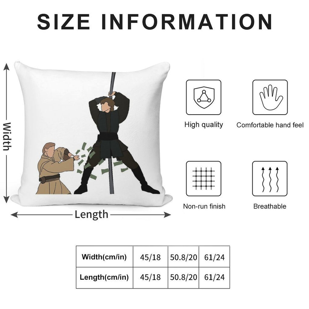Stripper Anakin Soft Style Accent Throw Pillow