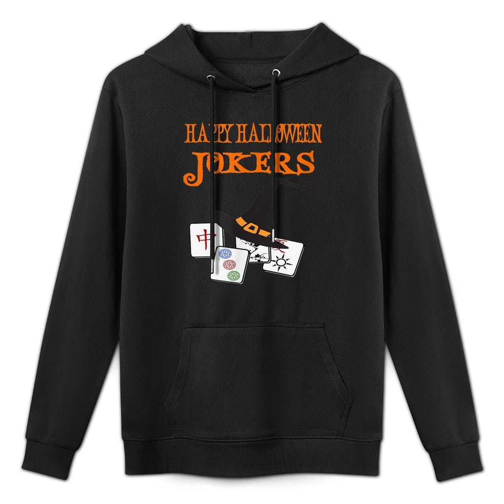 Funny Mahjong Happy Halloween Jokers Tile Game Versatile Streetwear Hoodie