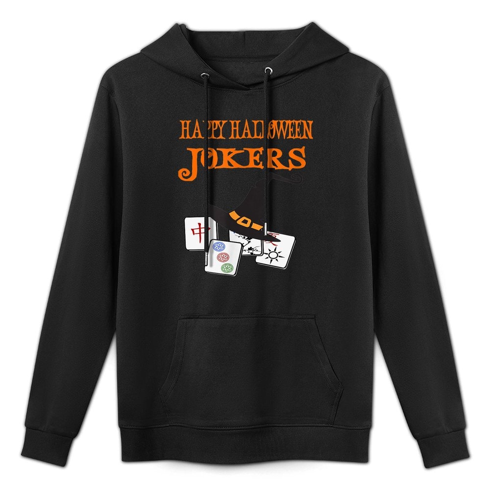 Funny Mahjong Happy Halloween Jokers Tile Game Versatile Streetwear Hoodie
