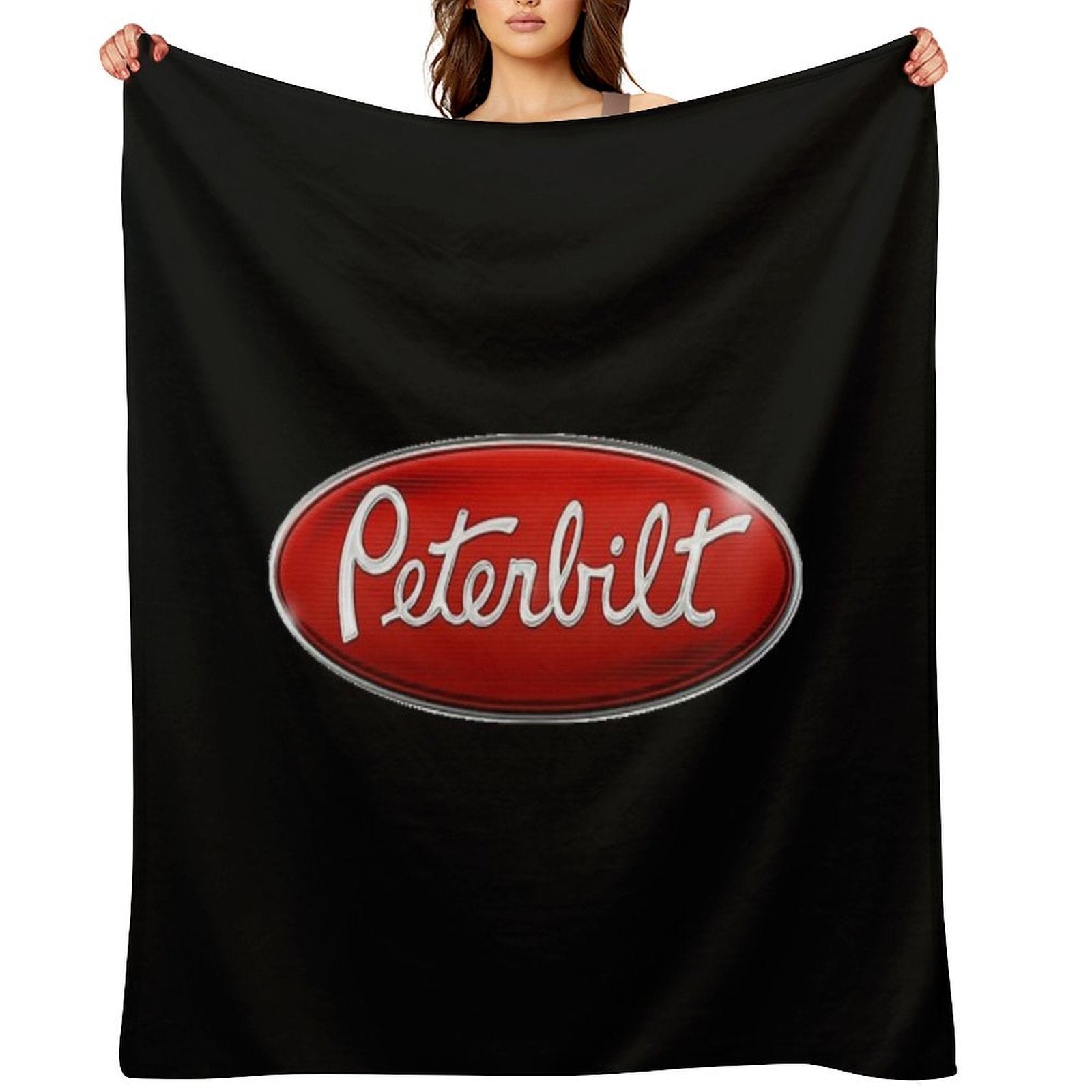 Peterbilt Embelm Travel-friendly Throw Blanket