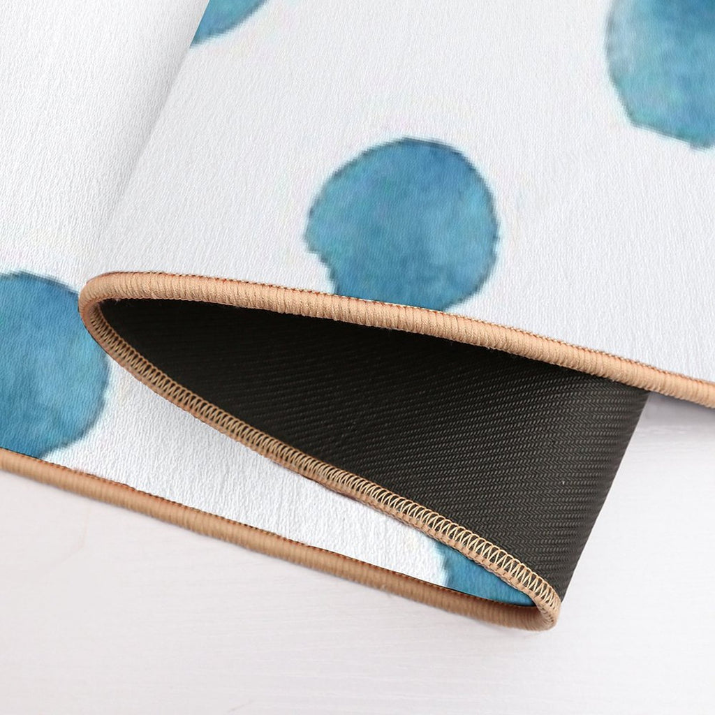 Ocean Blu Pattern-small Dots  Versatile Bath Mat