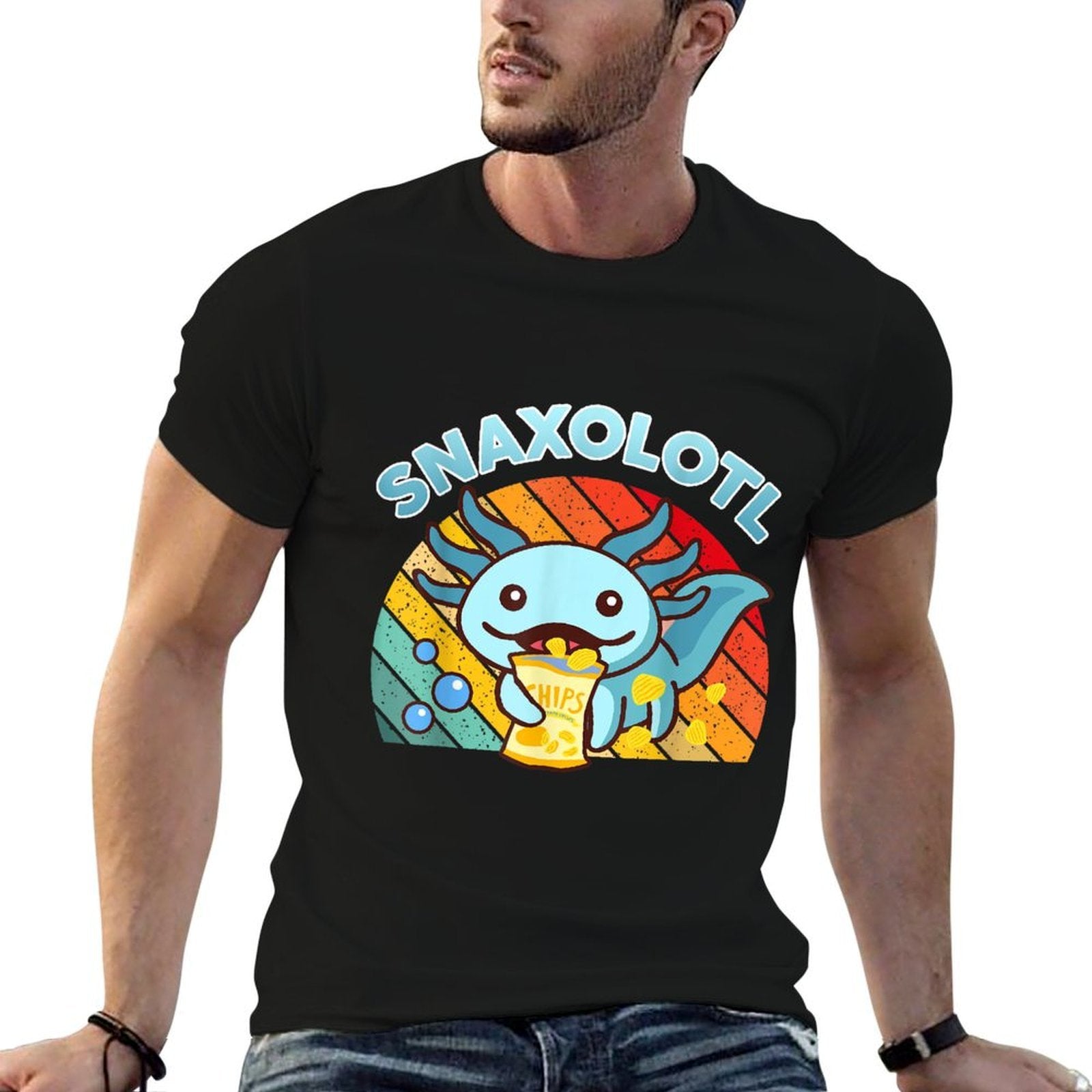 Snaxolotl Cute Axolotl-Shirt I Axolotl Questions Funny Kids  Odor-resistant T-Shirt