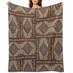 The Blue Diamonds Wrinkle-free Throw Blanket