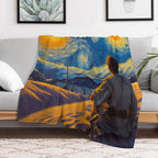 Starry Tatooine Quick-dry Throw Blanket