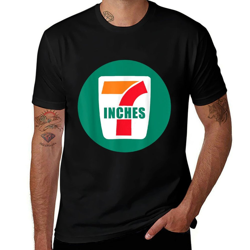 Funny 7 Inches Logo All Night Joke Meme Yeet Yolo  Lightweight T-Shirt