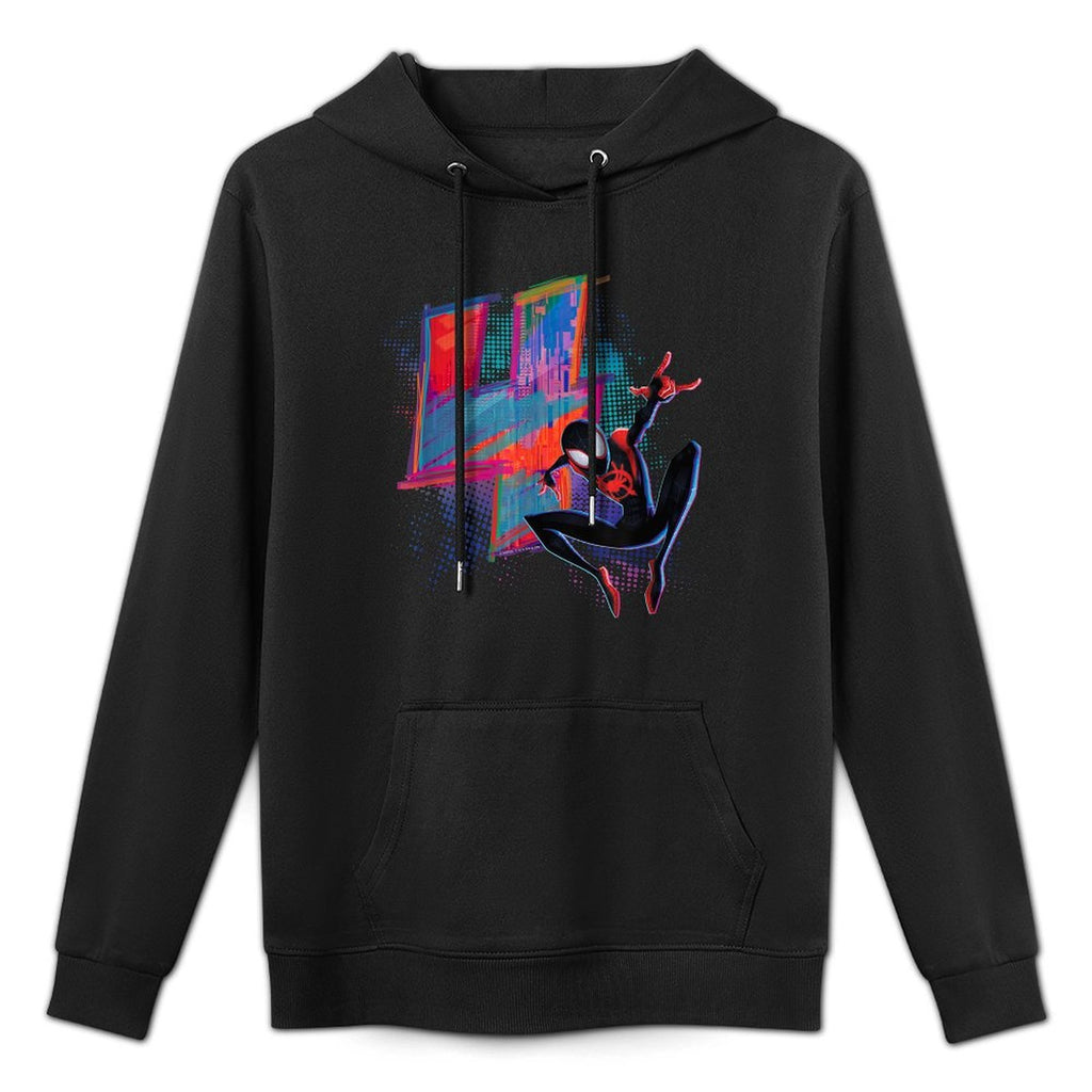 Marvel Spider-Man Miles Morales 4th Birthday Graphic Unisex Design Hoodie