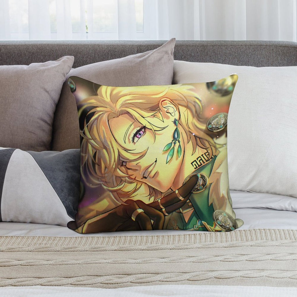 Aventurine Soft Durable Construction Throw Pillow