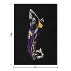 Kobe A Career Retrospective Easy Care Throw Blanket