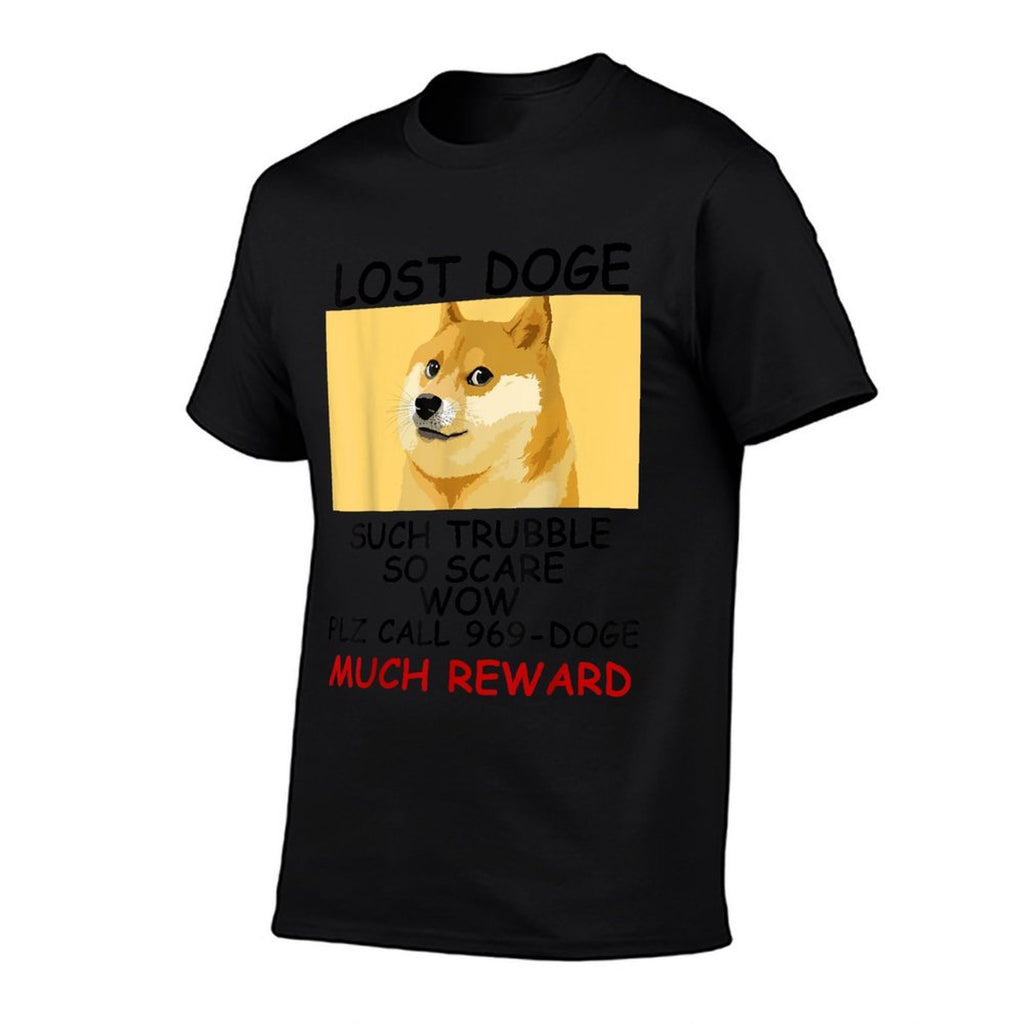 Very Lost Doge Funny Doge Meme  High-quality Stitching T-Shirt