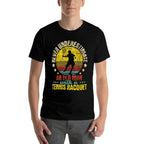Never Underestimate An Old Man - Tennis Racket Sports Lover  Affordable Price T-Shirt