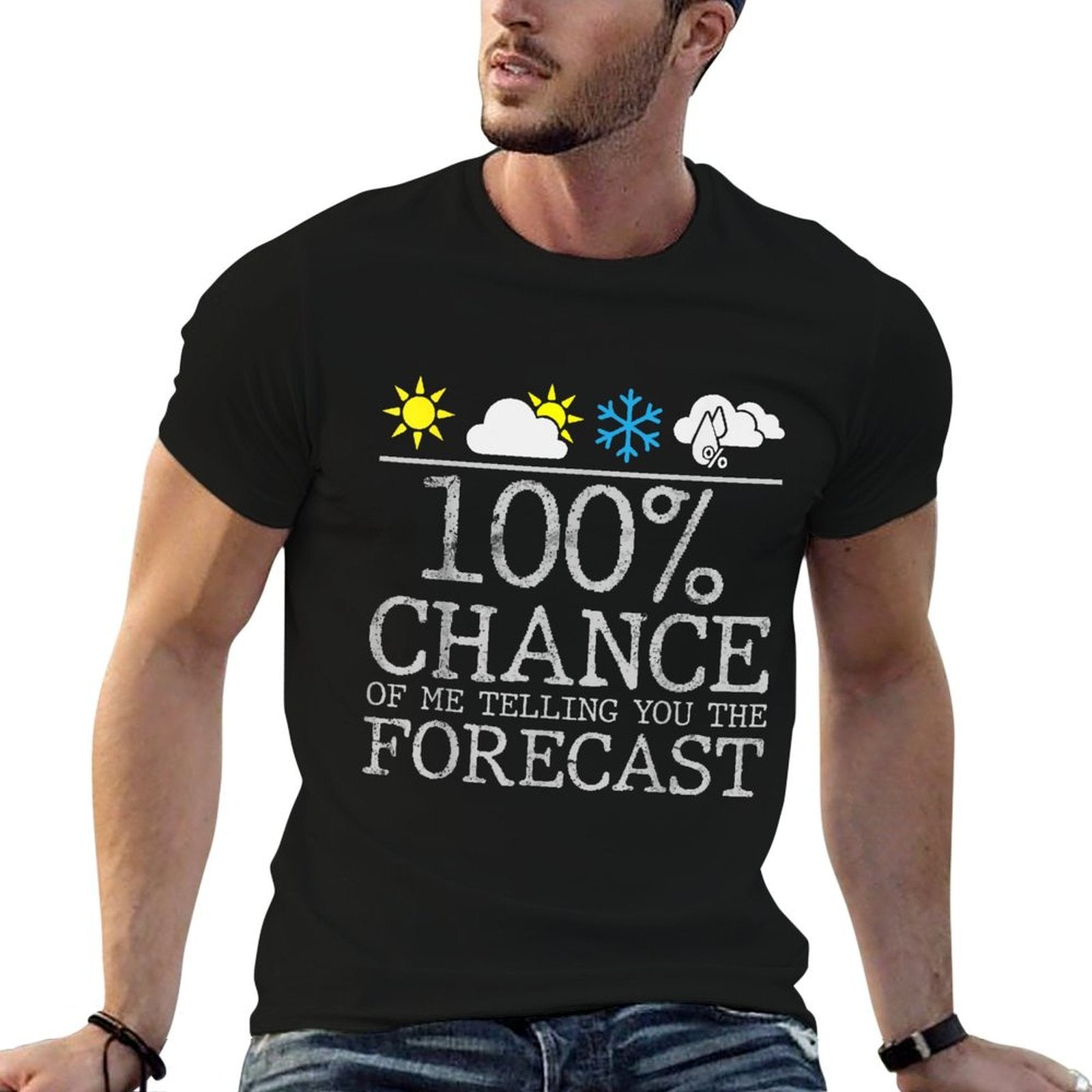 Weather Enthusiasts Cool Weatherman Meteorologist Men Women  High-quality Stitching T-Shirt