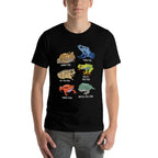 Types Of Frogs Lover Kids Frog Species Frogs  Summer-ready Fabric T-Shirt