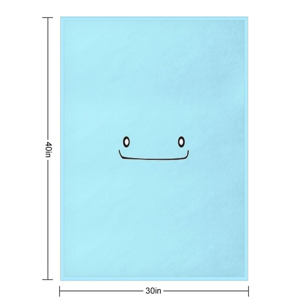 Wooper Face Sustainable Throw Blanket