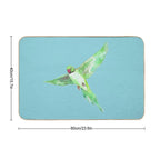Indian Ringneck Parakeet  Versatile Bath Mat