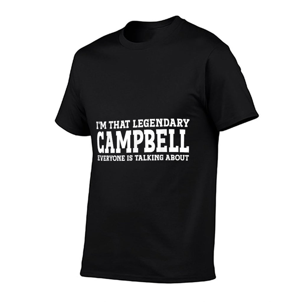 Campbell Surname Funny Team Family Last Name Campbell  Stretchy T-Shirt