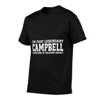Campbell Surname Funny Team Family Last Name Campbell  Stretchy T-Shirt