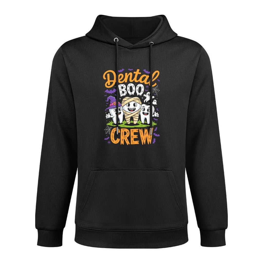 Dental Boo Crew Funny Men Women Kids Halloween Costume Easy Care Hoodie