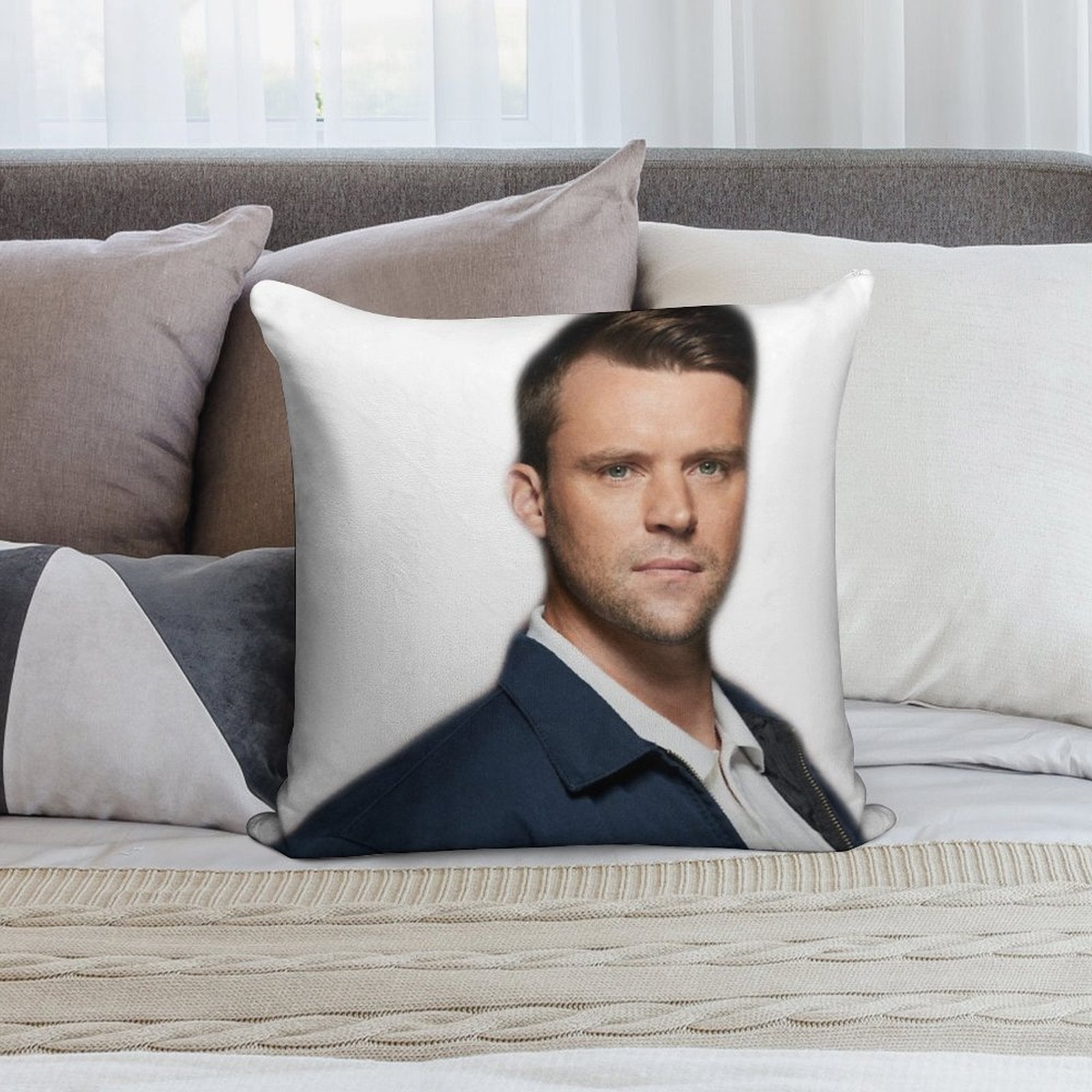 Matt Casey Soft Decorative Cover Throw Pillow