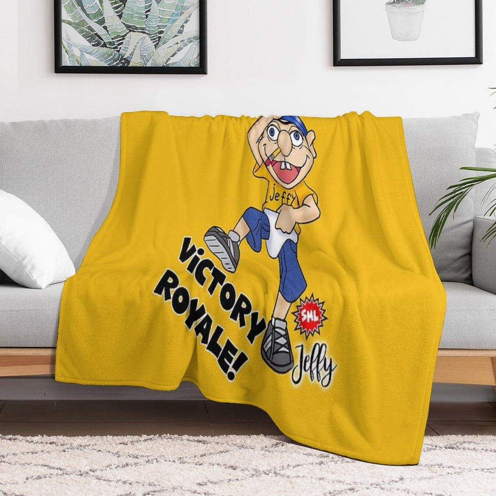 Jeffy Victory Royale Funny Dance Multi-functional Throw Blanket