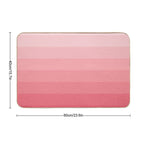 Bubble Gum Coral  Repositionable Bath Mat