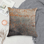 Light Rust Soft Reinforced Edging Throw Pillow