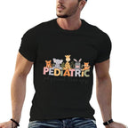 Pediatric Physical Therapy Therapist PT Crew Safari Animals  High-quality Stitching T-Shirt