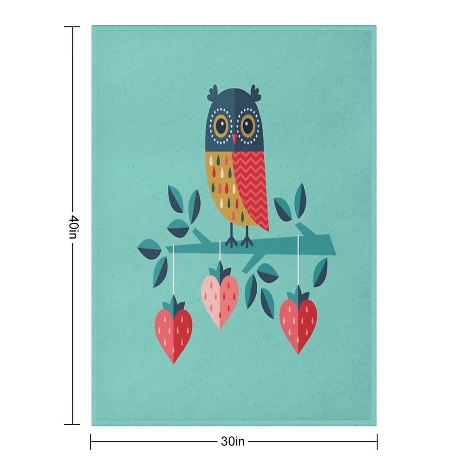 Owl Always Love You Easy Care Throw Blanket