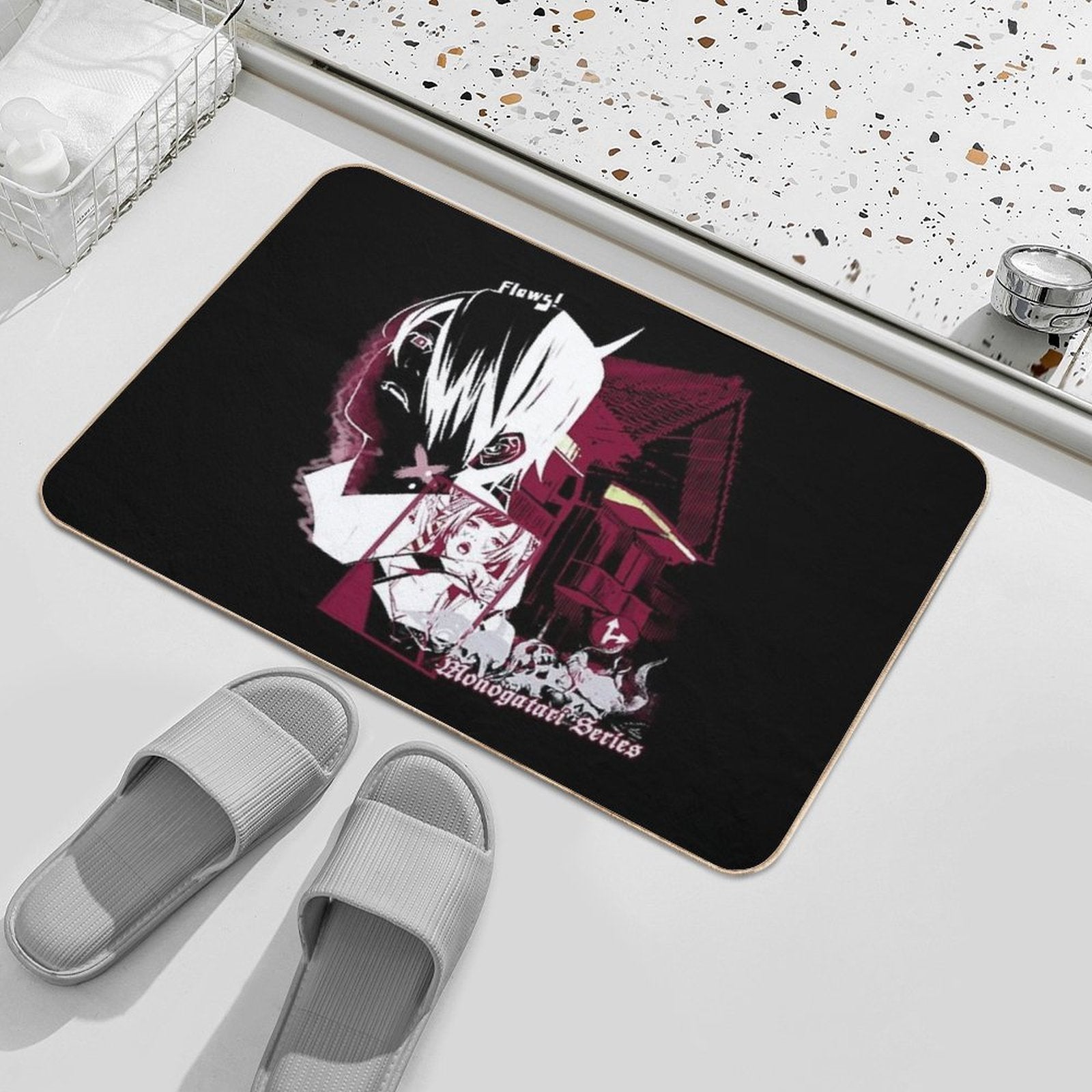 Monogatari Series ''ROUTE X'' V1  Absorbent Bath Mat