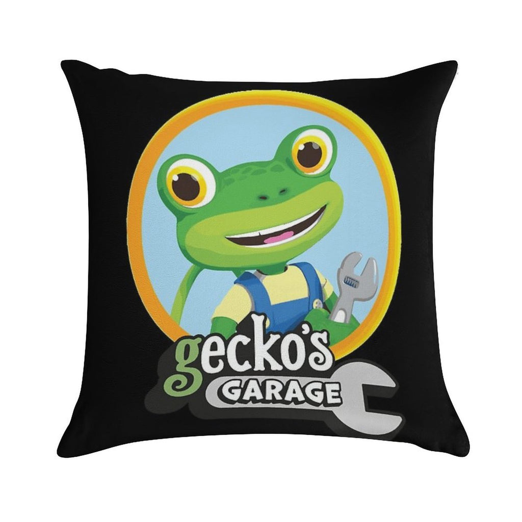 Kids Garage Gecko's GG Soft Washable Throw Pillow