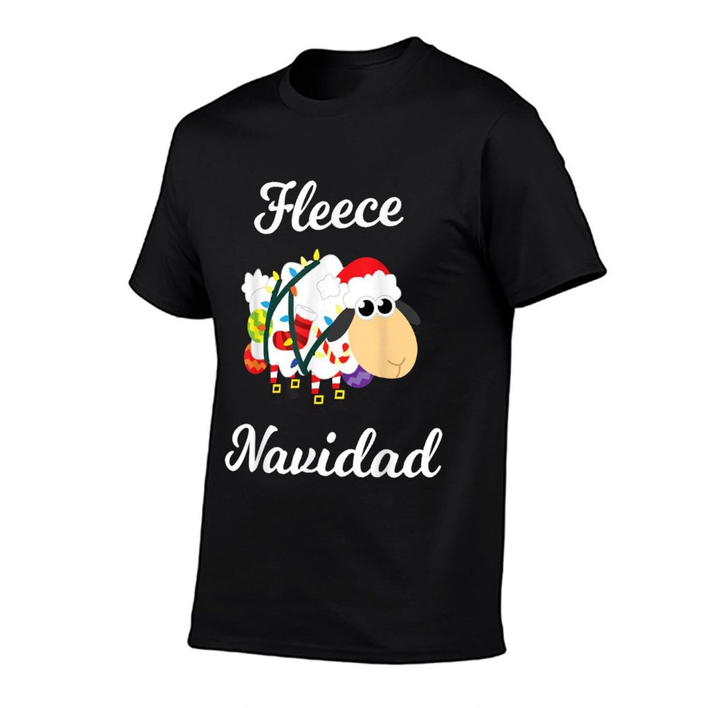 Fleece Navidad Funny Feliz Mexican Christmas Gift Comfortable T-Shirt